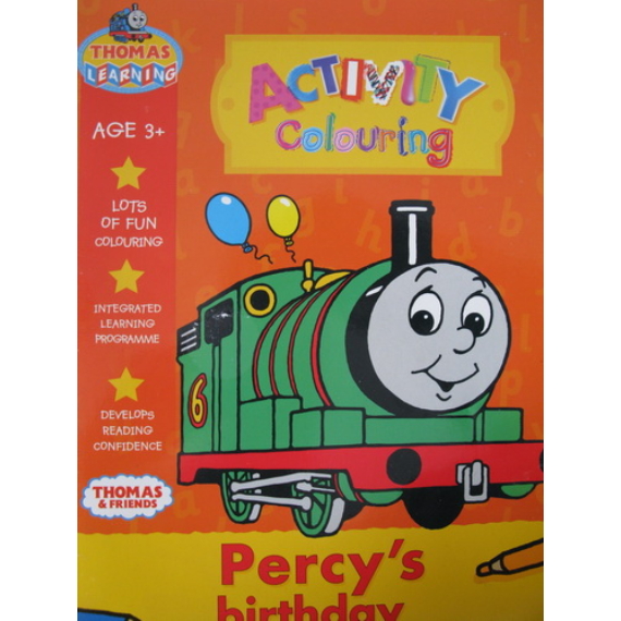 Percy's Birthday: Activity Colouring Book