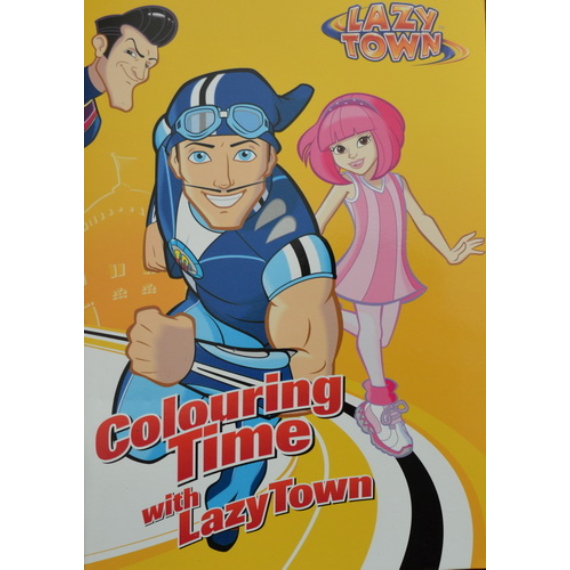 Colouring Time with Lazy Town