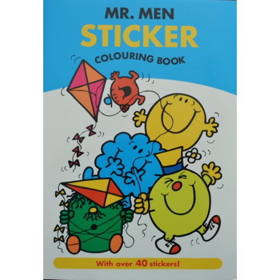 Mr. Men Sticker Colouring Book